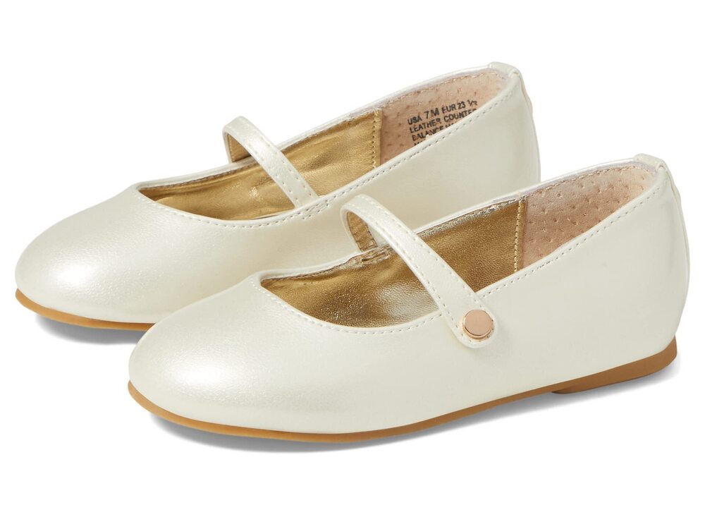 NINA Girl's Fernanda (Toddler/Little Kid/Big Kid) Ivory Liquid, Cream, Size 3G